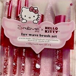 NWB The Creme Shop x Hello Kitty Make Up Brushes